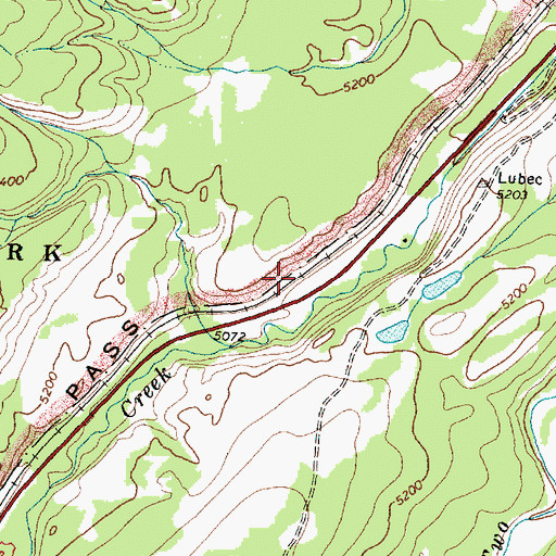 Topographic Map of Cataract (historical), MT