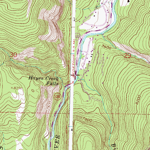 Topographic Map of Big Kline Creek, CO