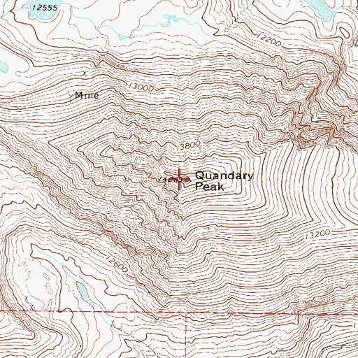 Topographic Map of Tenmile Range, CO