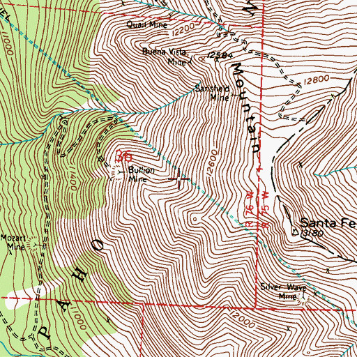 Topographic Map of Harold D Roberts Tunnel, CO