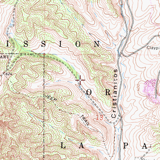 Topographic Map of Rancho Mission Viejo Ecological Reserve, CA