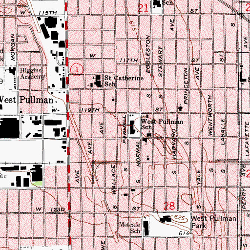 Topographic Map of Christian Reformed Apostolic Church, IL