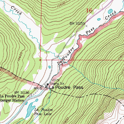 Topographic Map of Neota Creek, CO