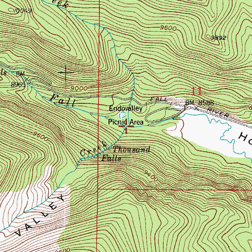 Topographic Map of Chiquita Creek, CO