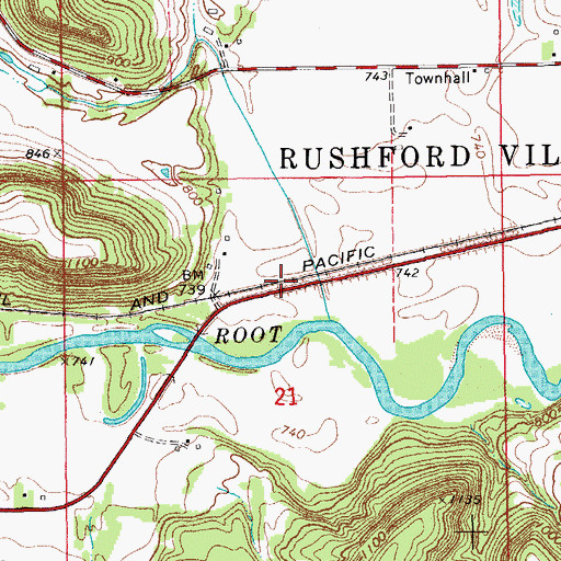Topographic Map of Robert Highum Dam, MN