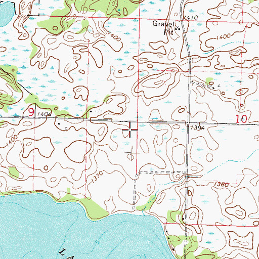 Topographic Map of Millerville Sportsman Group Wildlife Structure Dam, MN