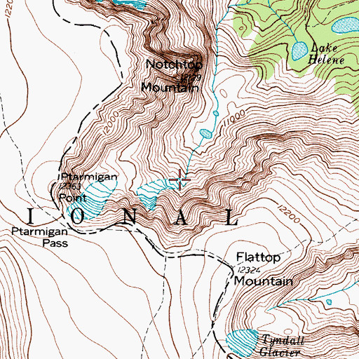 Topographic Map of Fern Creek, CO