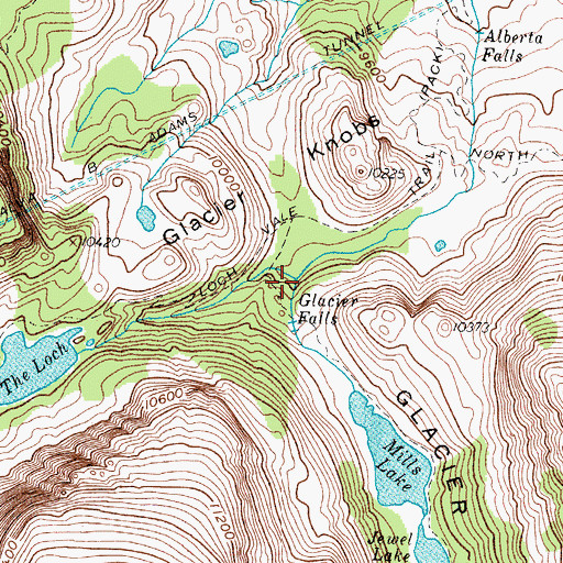 Topographic Map of Icy Brook, CO