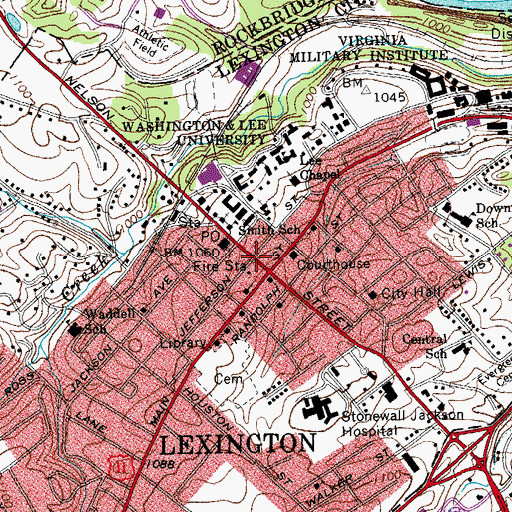 Topographic Map of Hopkins Green, VA