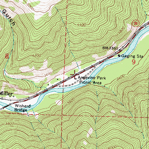Topographic Map of Big Blackfoot Railway Historical Marker, MT