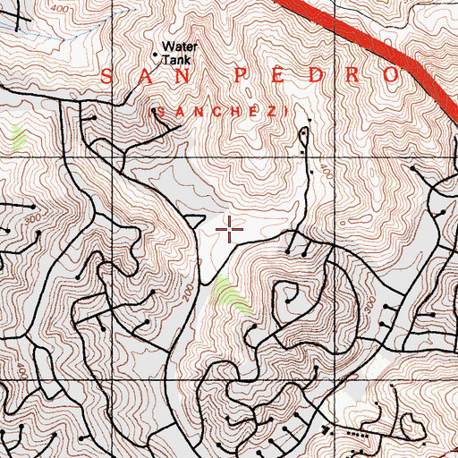 Topographic Map of Cooper Field, CA