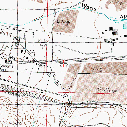Topographic Map of Union Junction (historical), MT