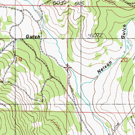 Topographic Map of Ferris (historical), MT