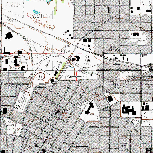 Topographic Map of Kindrick Legion Field, MT