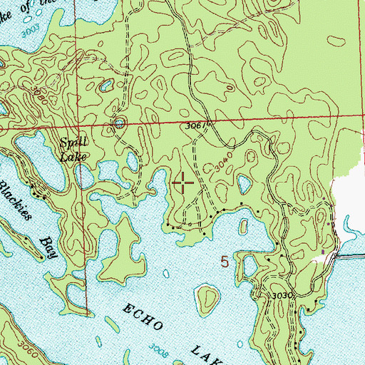 Topographic Map of Elsecon (historical), MT