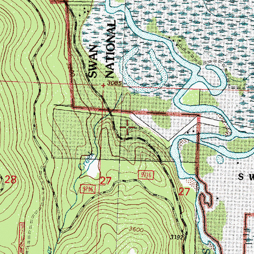Topographic Map of Gildart (historical), MT