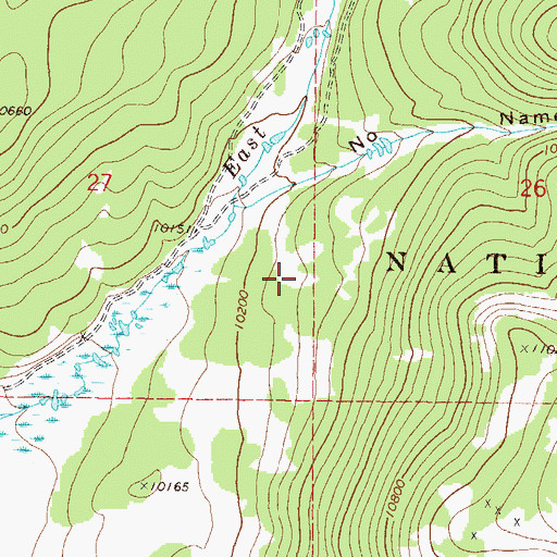 Topographic Map of Tennessee Pass, CO