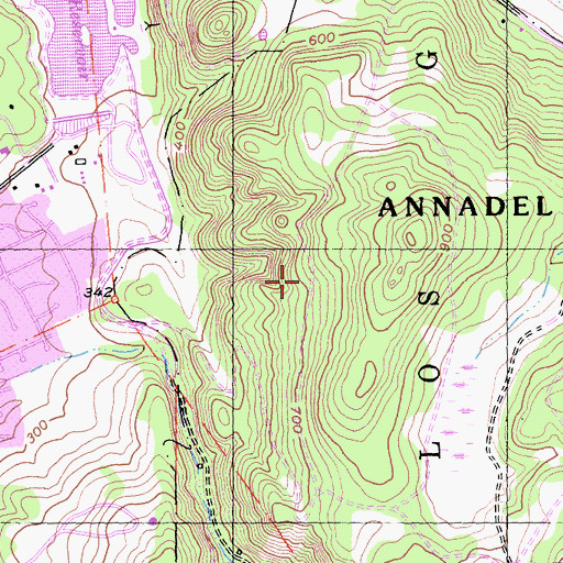 Topographic Map of Cobblestone Trail, CA