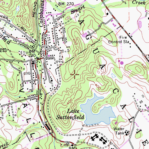 Topographic Map of Sonoma Valley Regional Park, CA