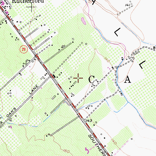 Topographic Map of Johnson Turnbull Vineyards, CA