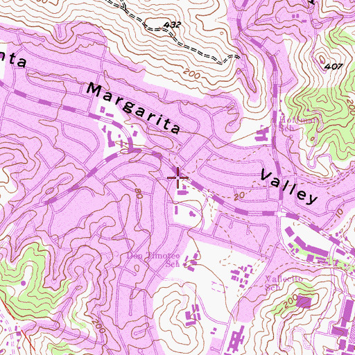 Topographic Map of Munson Park, CA