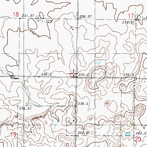 Topographic Map of Griswold School (historical), IL
