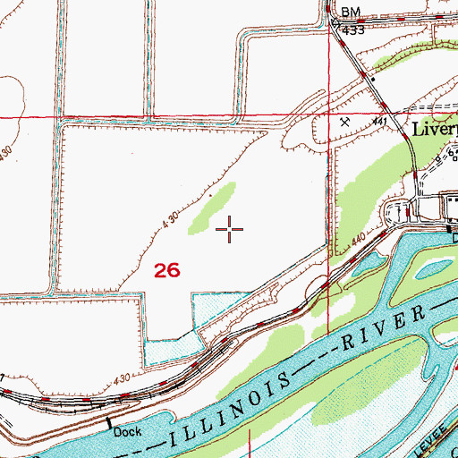 Topographic Map of Grass Lake (historical), IL