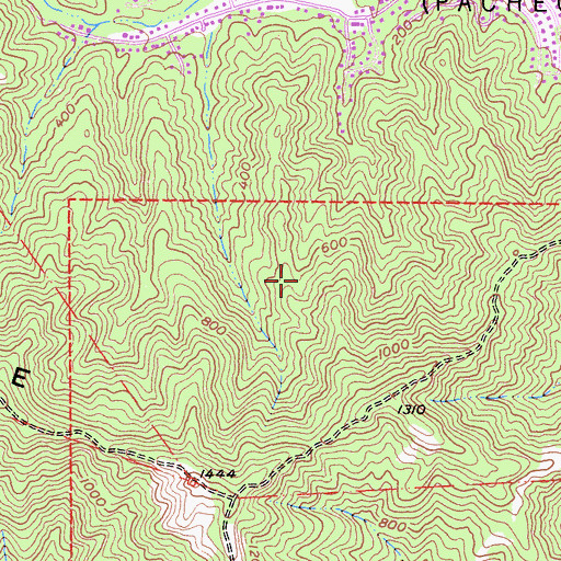 Topographic Map of Ignacio Valley Preserve, CA