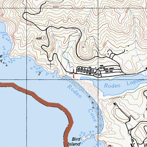 Topographic Map of Pacific Energy and Resource Center, CA