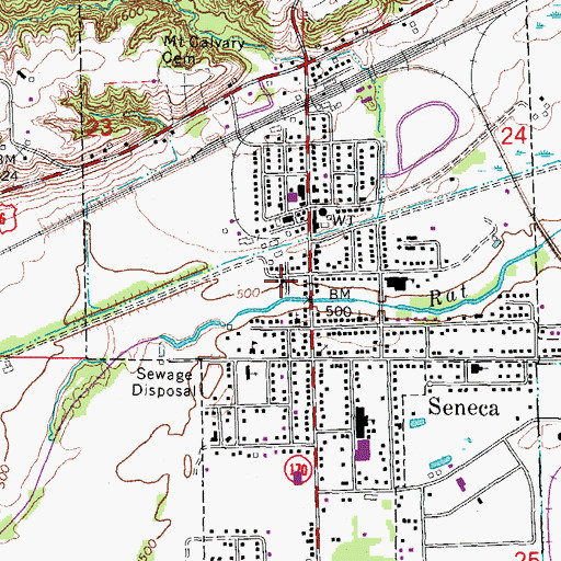 Topographic Map of Holiness Methodist Church, IL