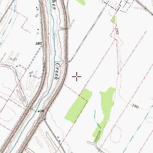 Topographic Map of Prairie Du Rocher, IL
