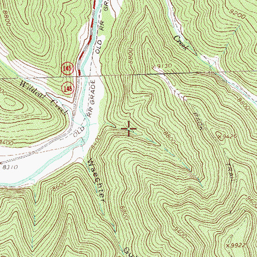 Topographic Map of Waechters Ranch (historical), CO