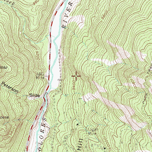 Topographic Map of Burns (historical), CO