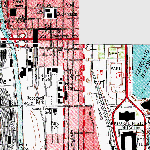 Topographic Map of The Loftrium, IL