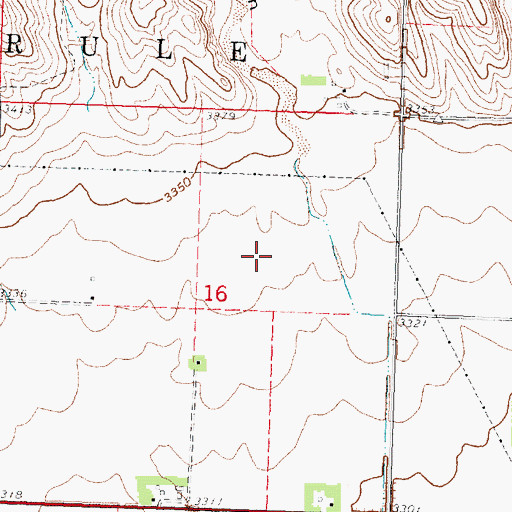 Topographic Map of Diamond Springs (historical), NE