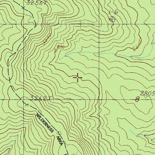 Topographic Map of White Mountain National Forest, NH