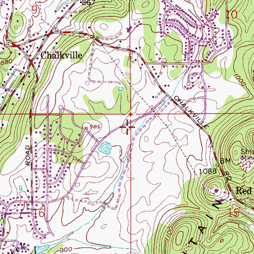 Topographic Map of Grayson Valley, AL