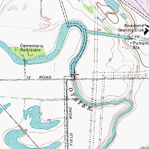 Topographic Map of Fort Bend WCID 1 Oyster Creek Dam 3, TX