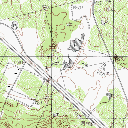 Topographic Map of Red Hill Tank, TX