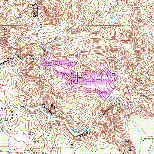 Topographic Map of Dixon Reservoir, CA