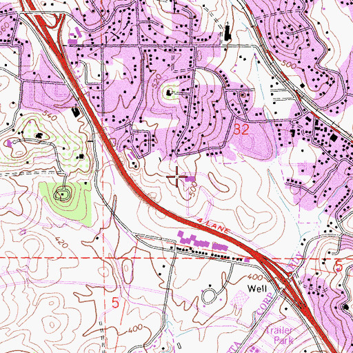 Topographic Map of Maric College - North County, CA