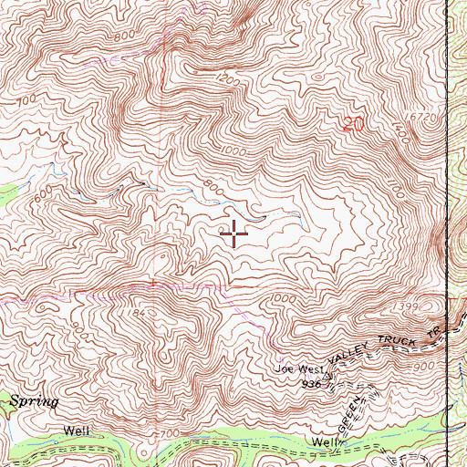 Topographic Map of Blue Sky Ecological Reserve, CA
