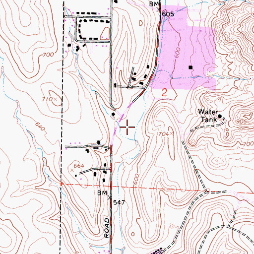 Topographic Map of Abolitos Park, CA
