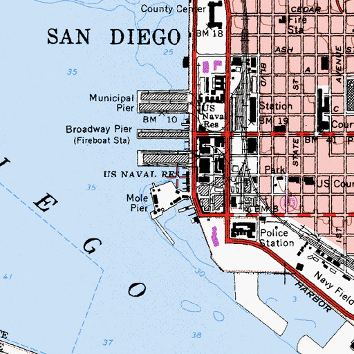 Topographic Map of Culvarwells Wharf (historical), CA