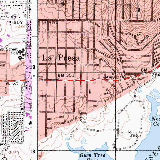 Topographic Map of San Diego Coalition of Evangelist and Street Ministries, CA