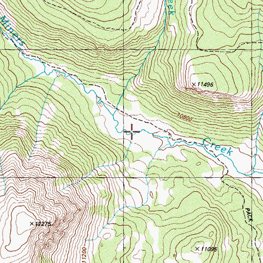 Topographic Map of Oso Creek, CO