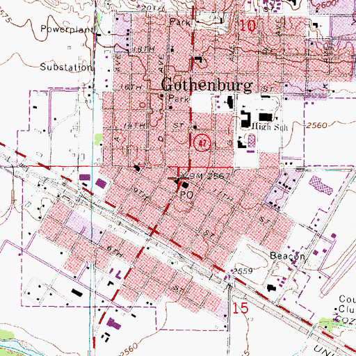 Topographic Map of New Hope Church, NE