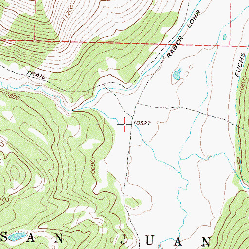 Topographic Map of Rincon La Vaca, CO