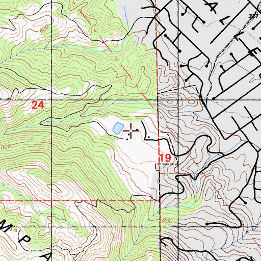 Topographic Map of Eugene O'Neill National Historic Site, CA