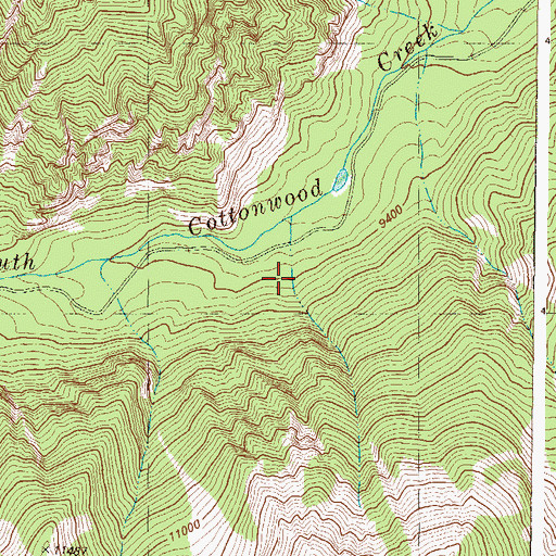 Topographic Map of Colt Spring Campground, CO